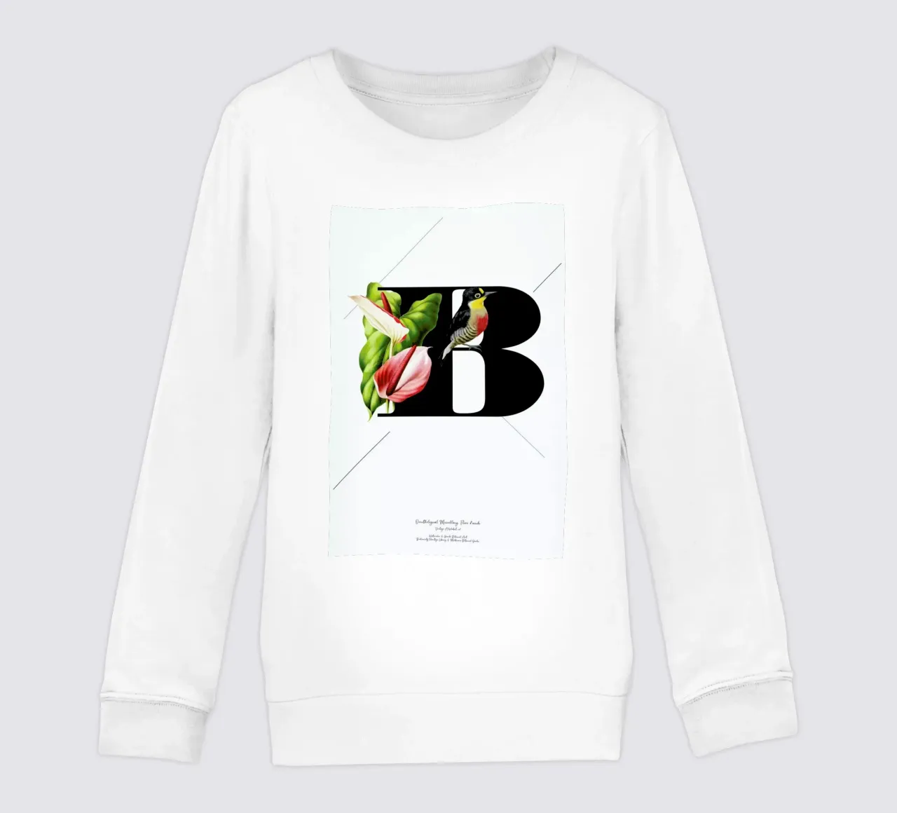 Botanical Alphabet - B felpa bambino da Froilein Juno