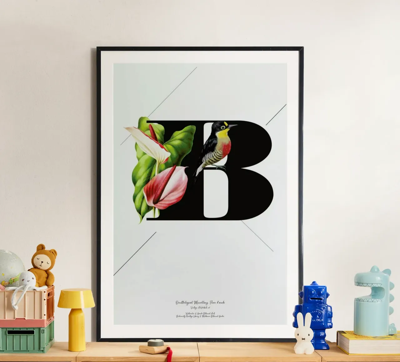 Botanical Alphabet - B carta hahnemühle da Froilein Juno