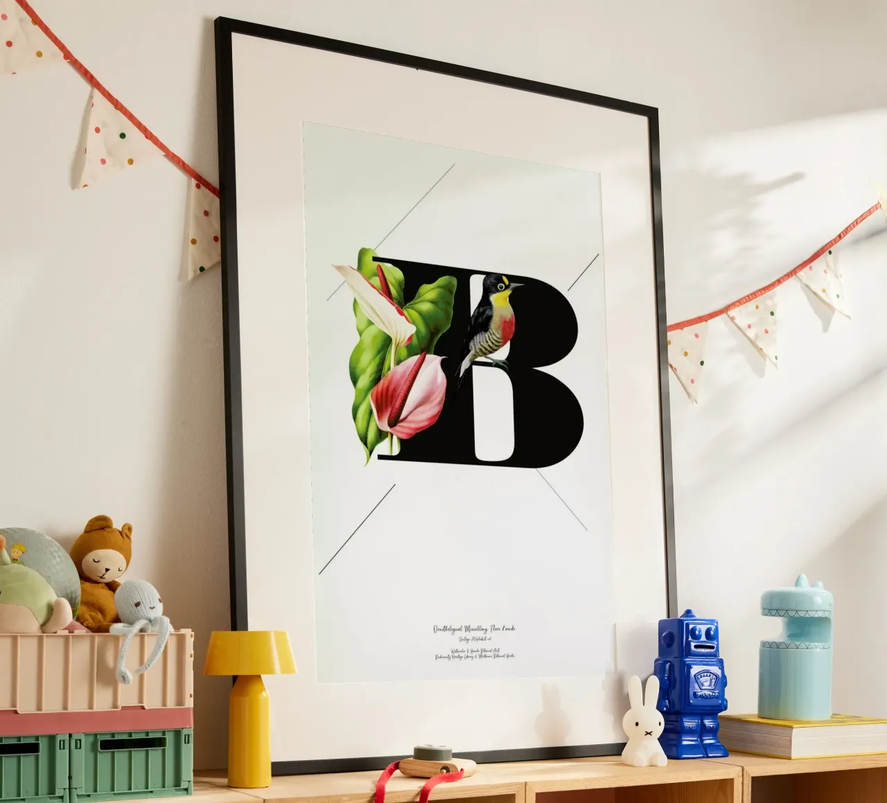 Botanical Alphabet - B carta hahnemühle da Froilein Juno