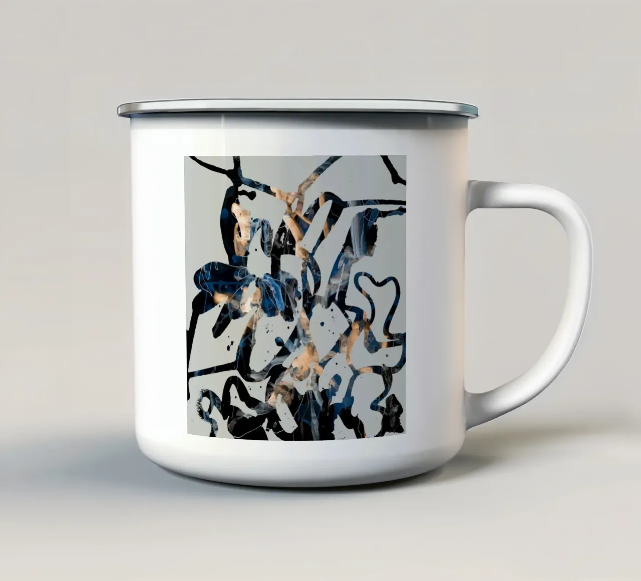 organic1 tazza in smalto da Giulio Iurissevich
