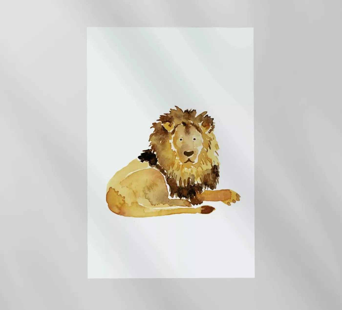 Lion pellicola backlit da Farina Kuklinski