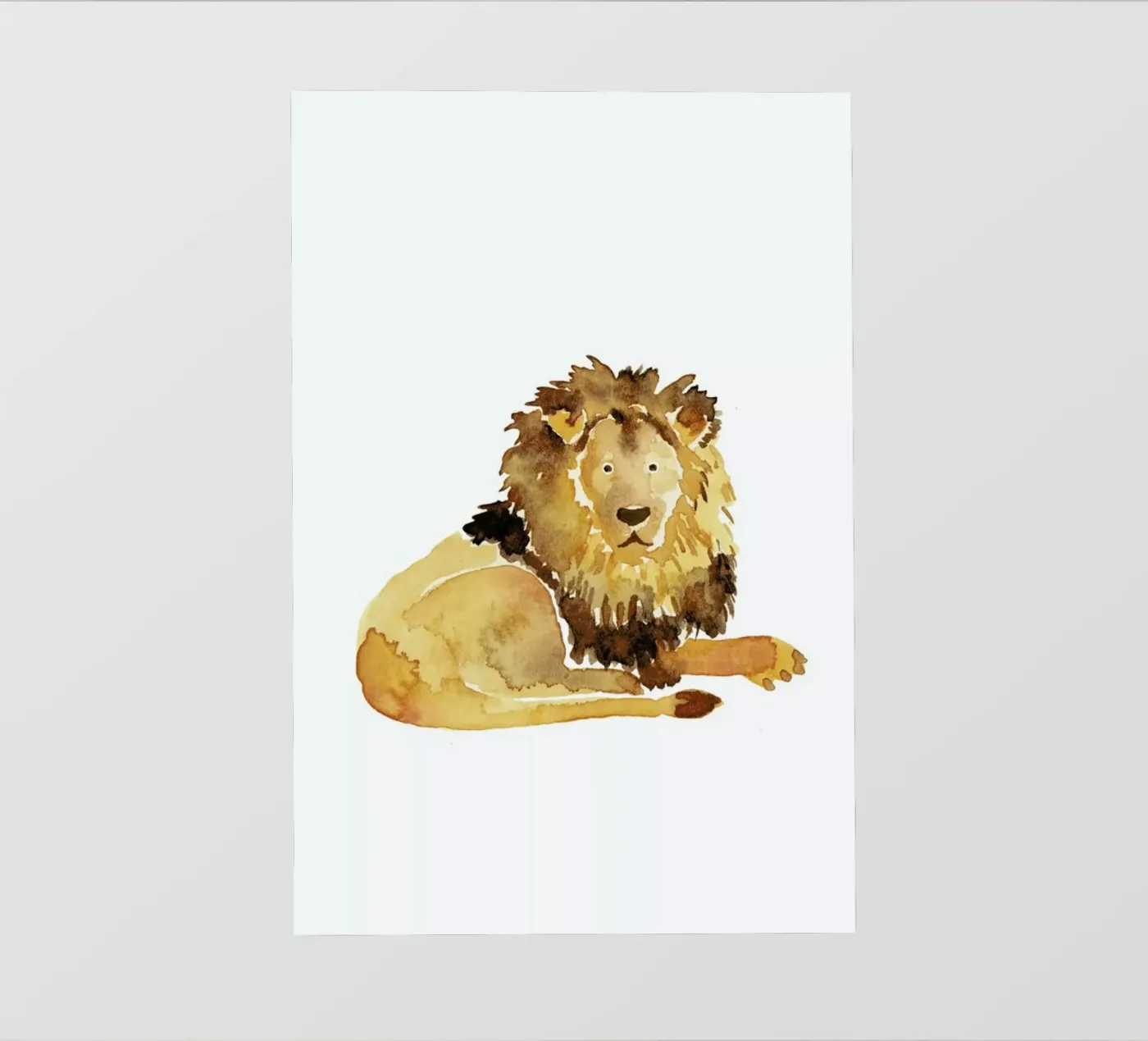 Lion pellicola backlit da Farina Kuklinski