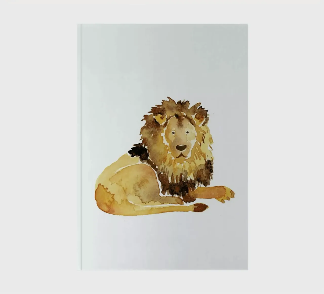 Lion notebook by Farina Kuklinski