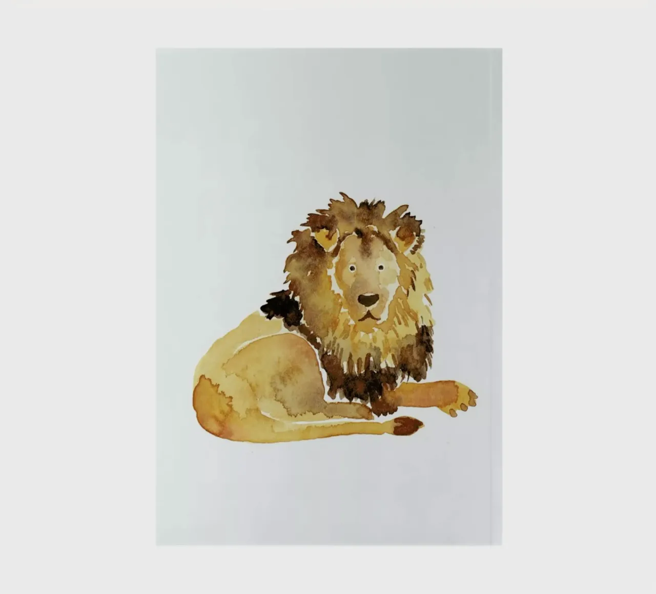 Lion notebook by Farina Kuklinski