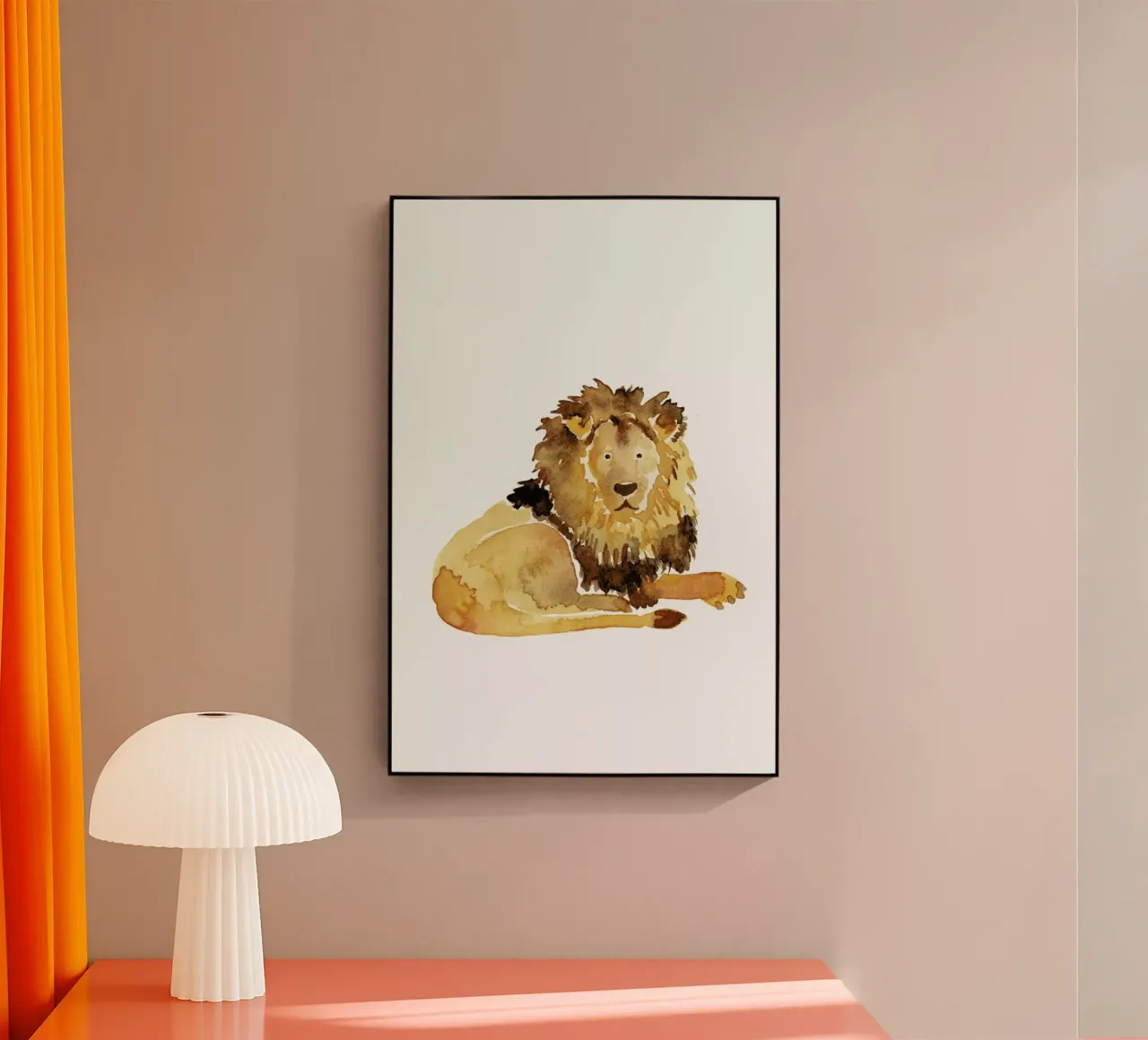 Lion plexiglass da Farina Kuklinski