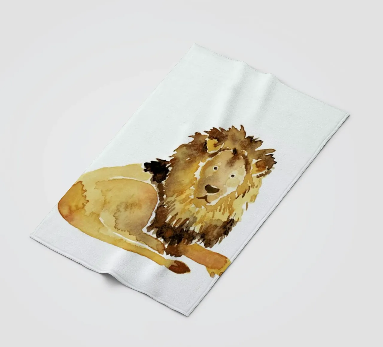 Lion coperta in pile da Farina Kuklinski