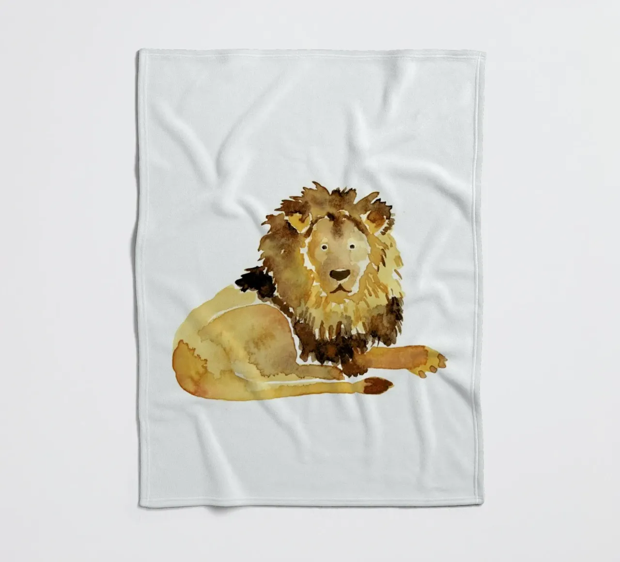 Lion coperta in pile da Farina Kuklinski