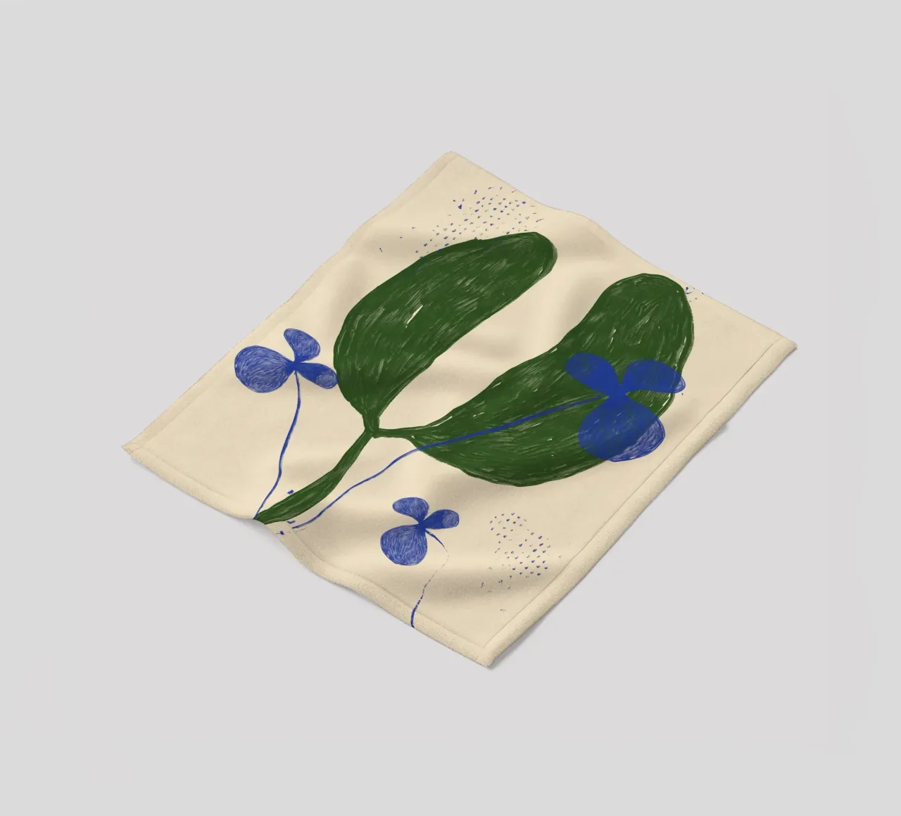 Color Bloom No 13 coperta in pile da treechild