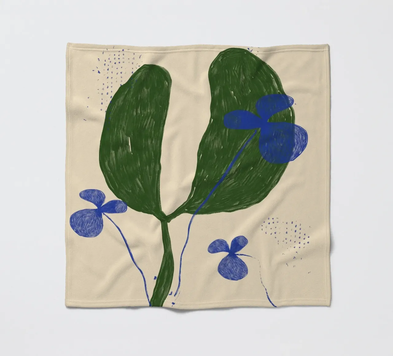 Color Bloom No 13 coperta in pile da treechild