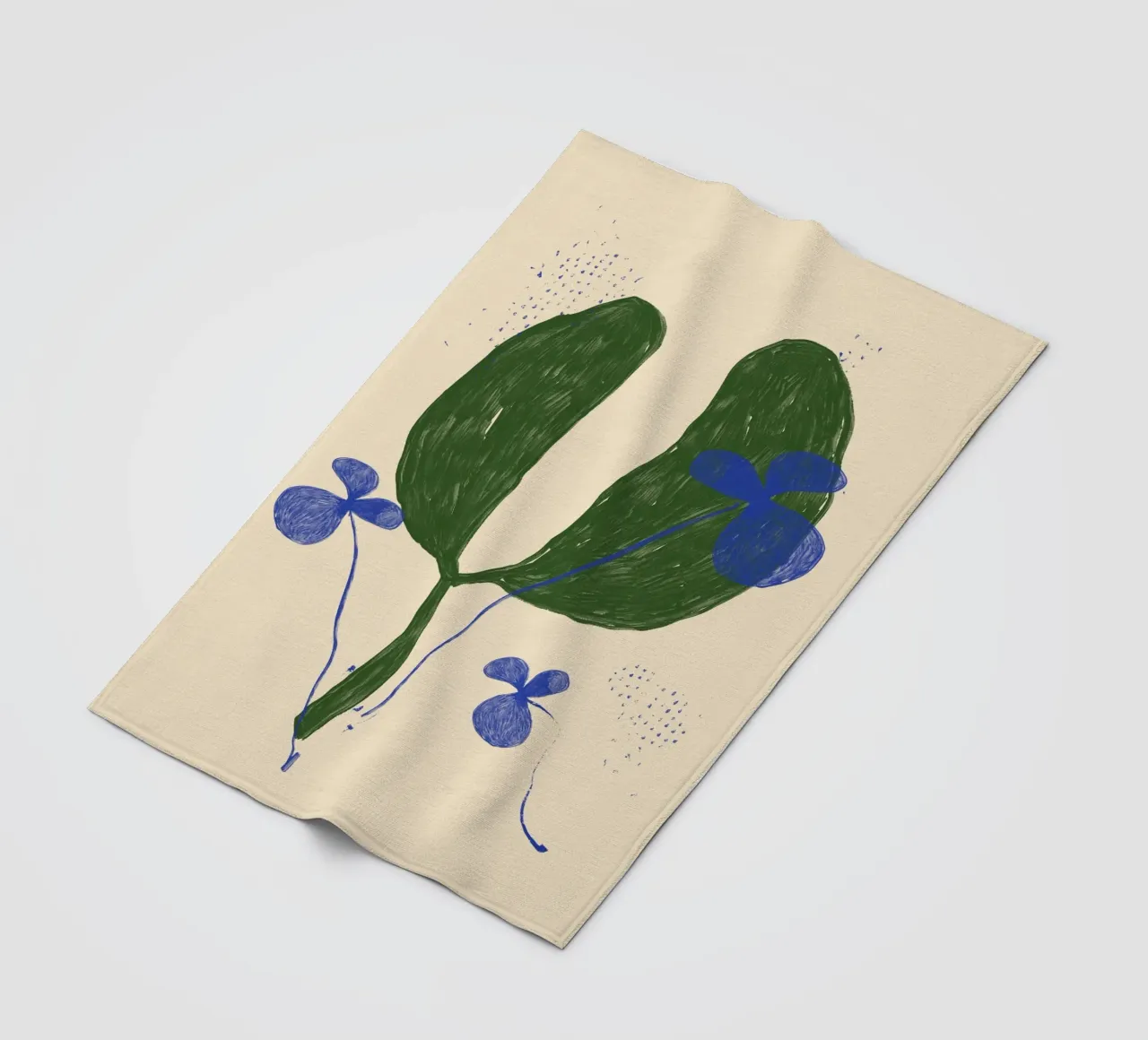 Color Bloom No 13 coperta in pile da treechild