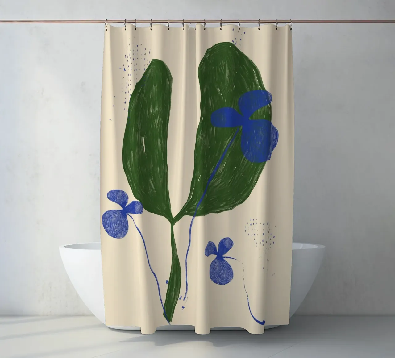 Color Bloom No 13 tenda da doccia da treechild