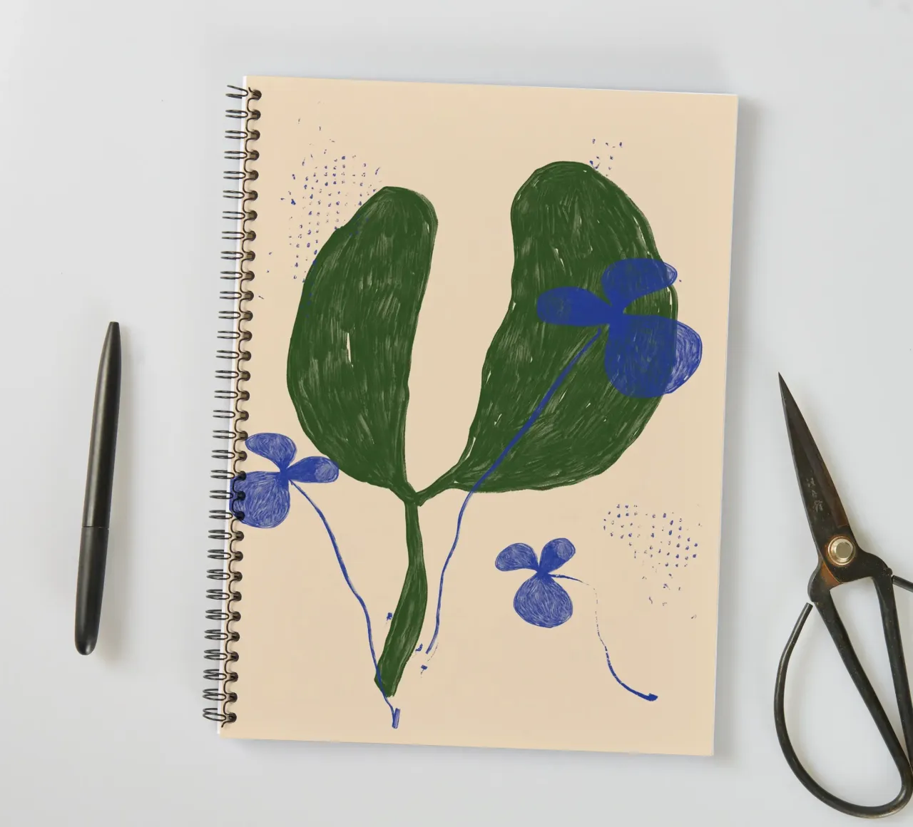 Color Bloom No 13 spiral notebook by treechild