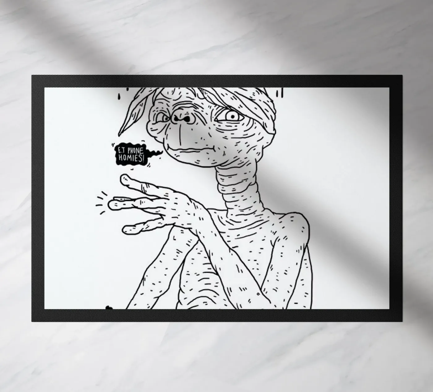 E.T. Fußmatte von Nick Cocozza