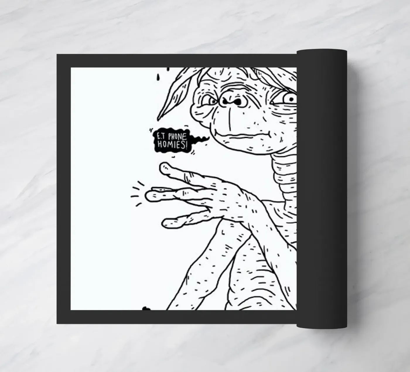 E.T. Fußmatte von Nick Cocozza