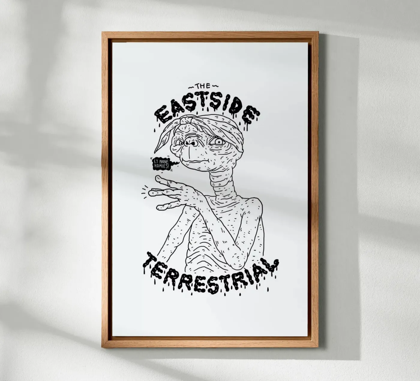 E.T. alluminio dibond da Nick Cocozza