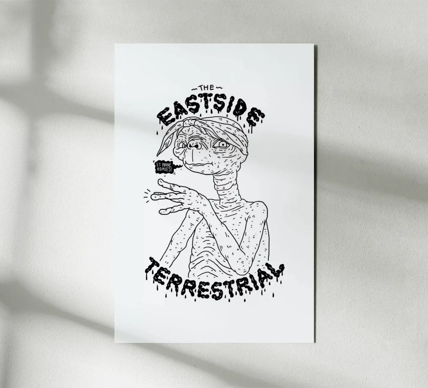 E.T. alluminio dibond da Nick Cocozza