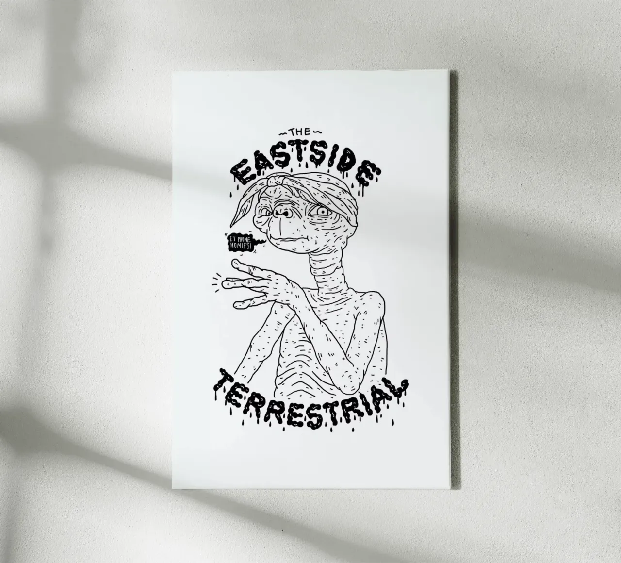 E.T. toile de Nick Cocozza