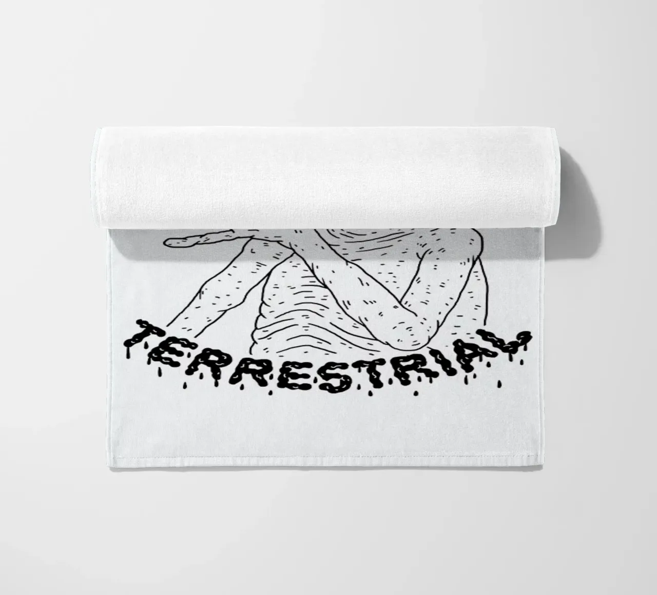 E.T. beach towel by Nick Cocozza