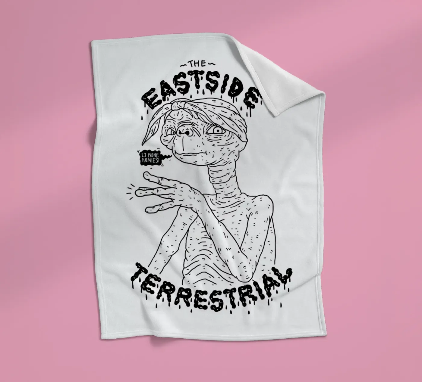 E.T. fleecedeken van Nick Cocozza