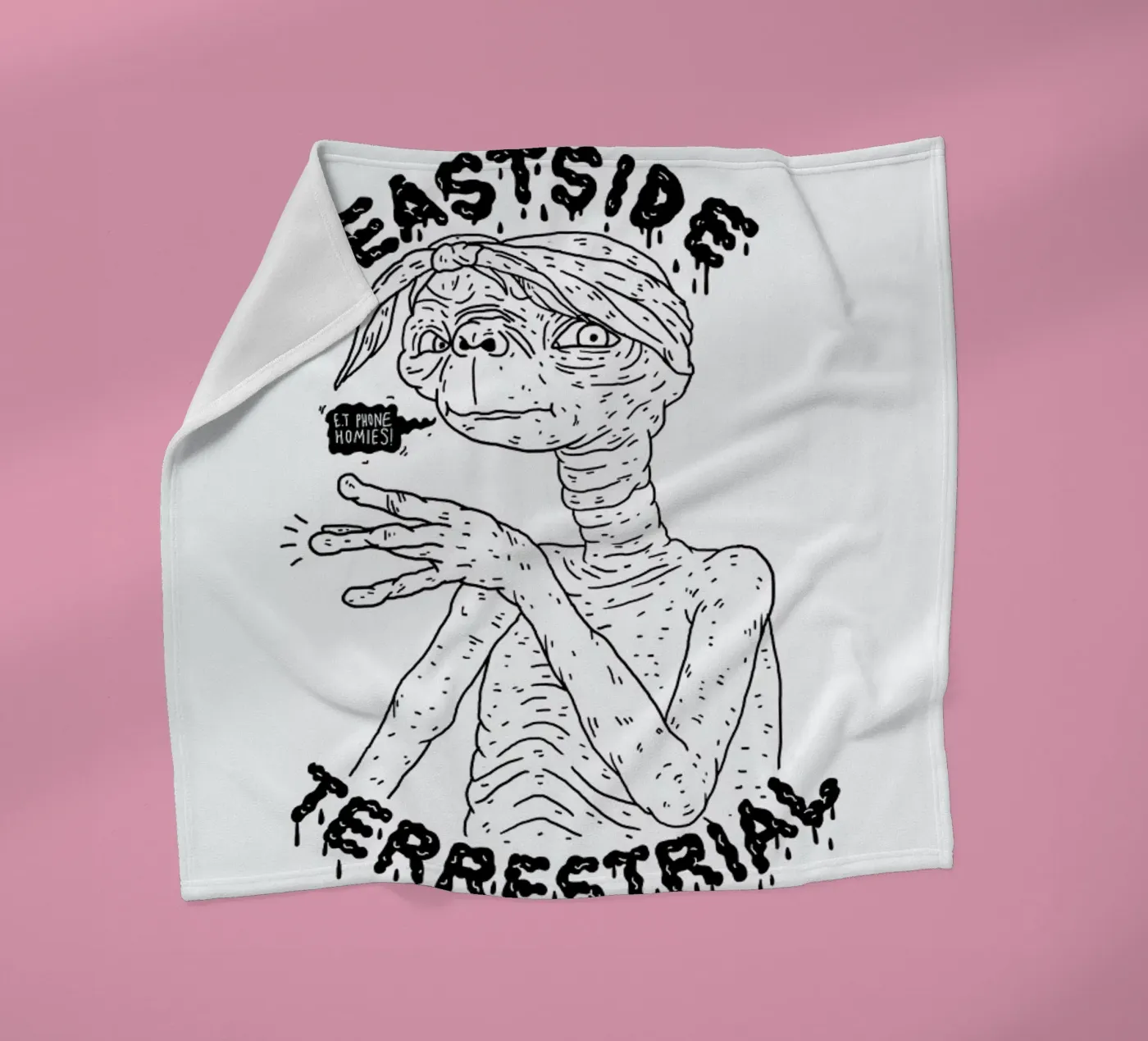 E.T. fleecedeken van Nick Cocozza