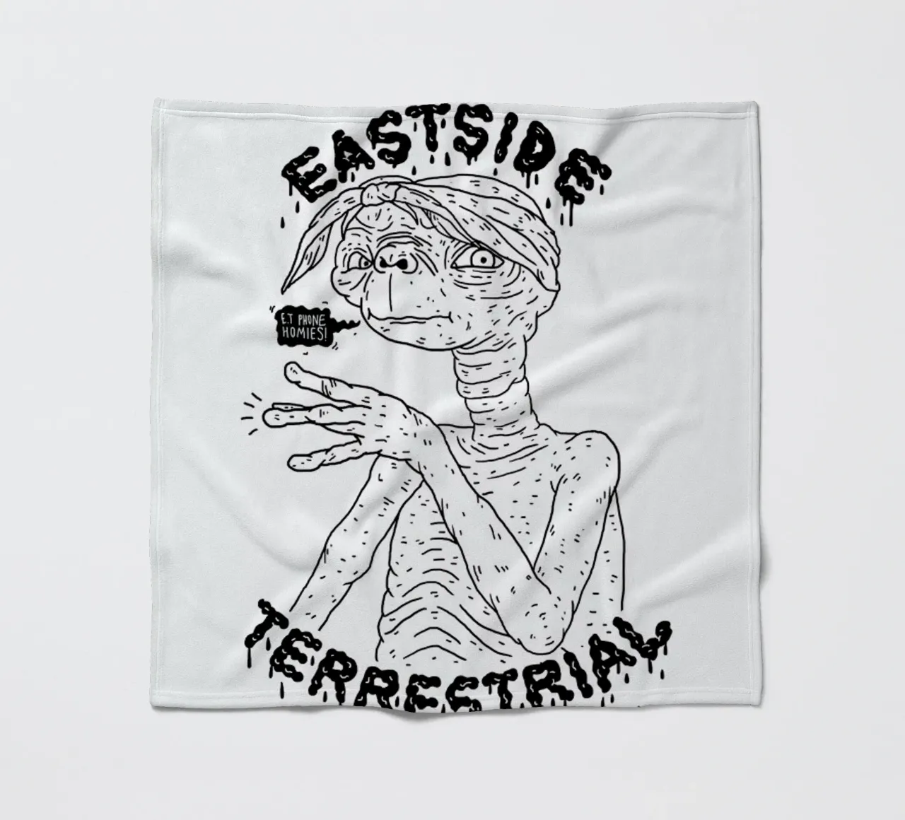 E.T. coperta in pile da Nick Cocozza