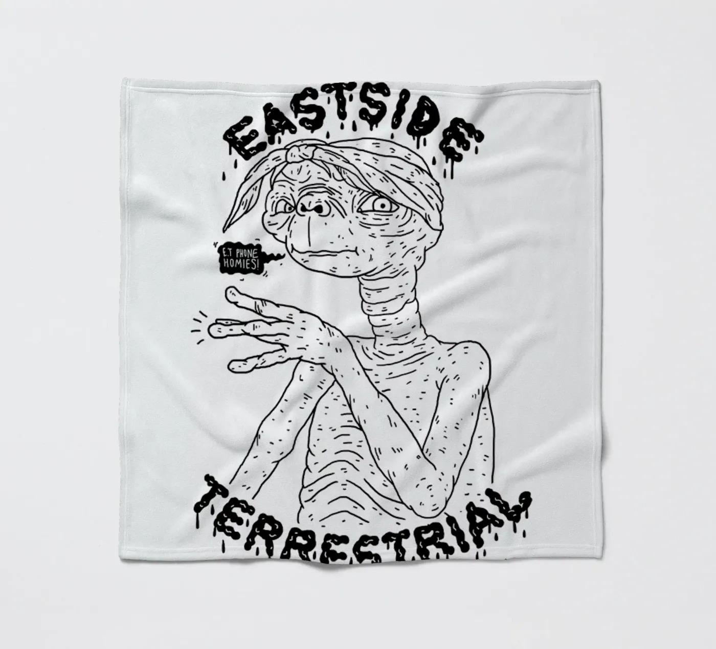 E.T. fleecedeken van Nick Cocozza