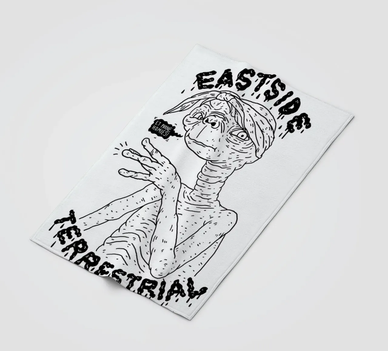 E.T. coperta in pile da Nick Cocozza