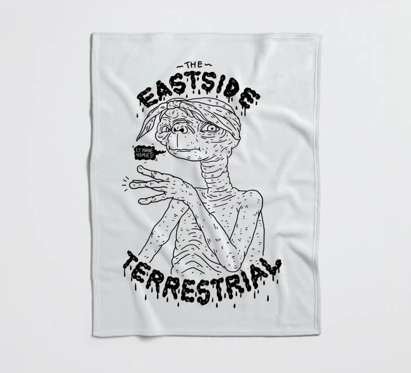 E.T. fleecedeken van Nick Cocozza