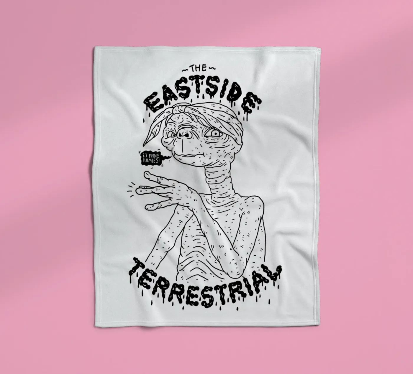 E.T. fleecedeken van Nick Cocozza