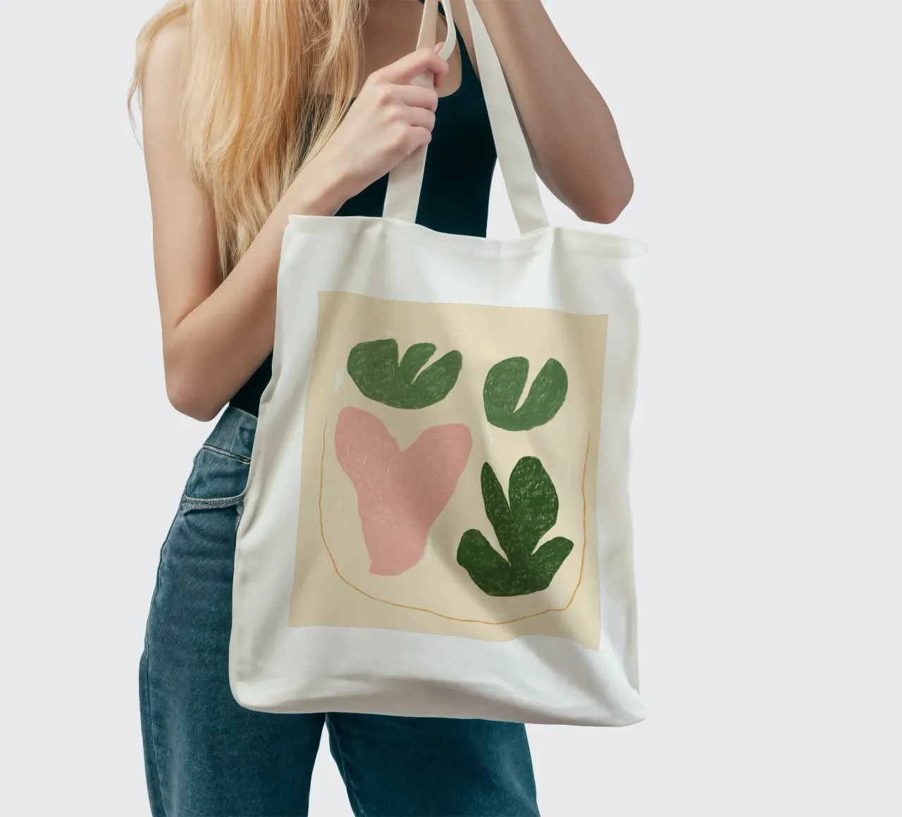 Color Bloom No 15 borsa in juta da treechild