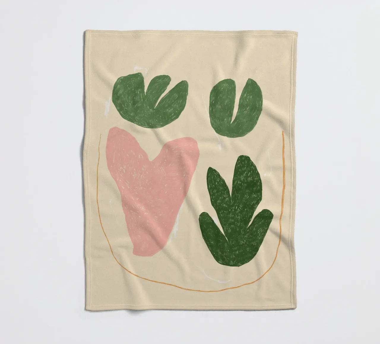 Color Bloom No 15 coperta in pile da treechild