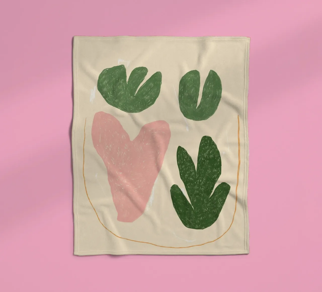Color Bloom No 15 coperta in pile da treechild