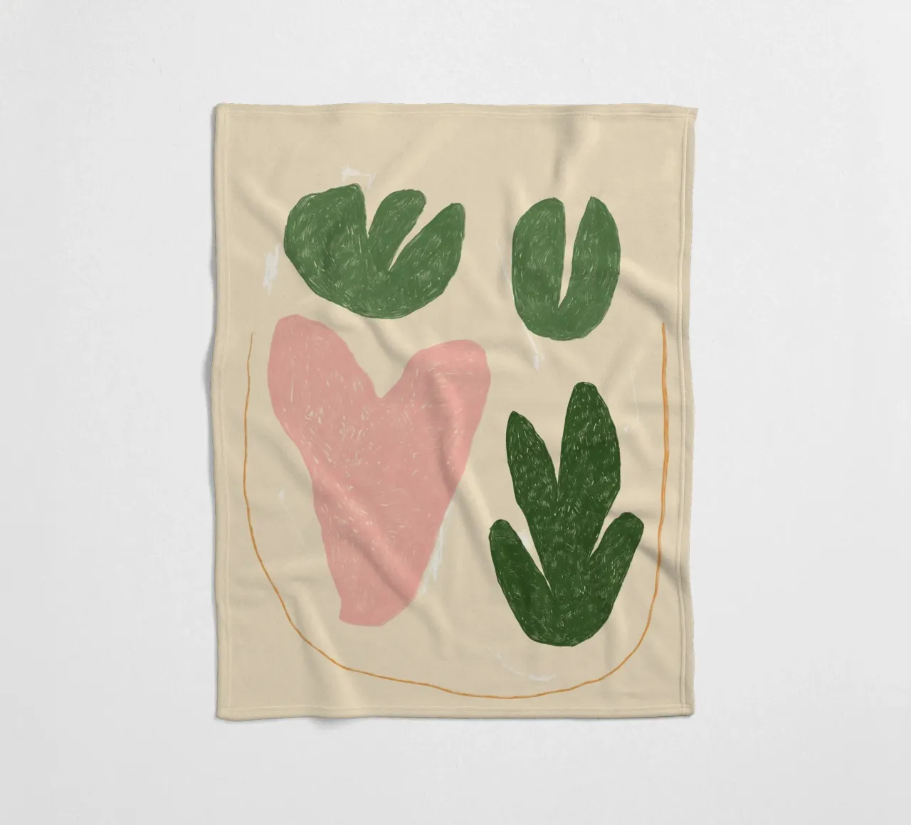 Color Bloom No 15 coperta in pile da treechild