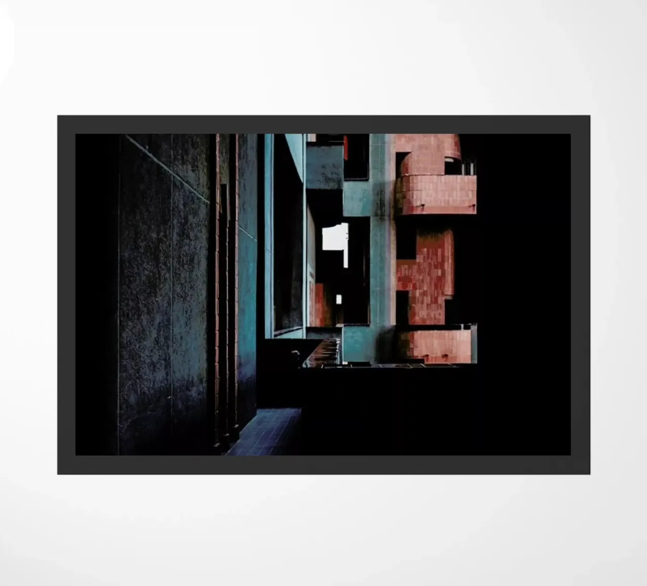 Walden Blue doormat by Chris Abatzis