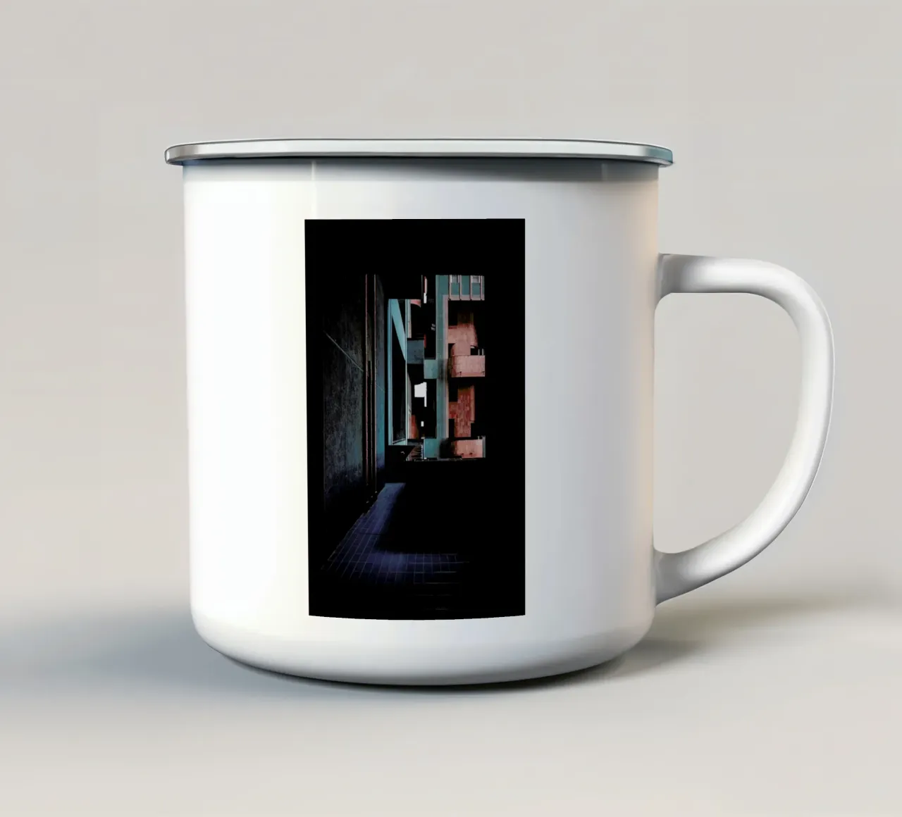 Walden Blue tazza in smalto da Chris Abatzis