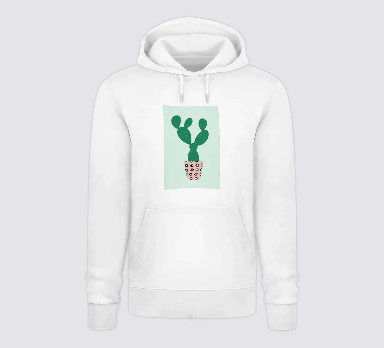 Cactus felpa con cappuccio da Linda Gobeta