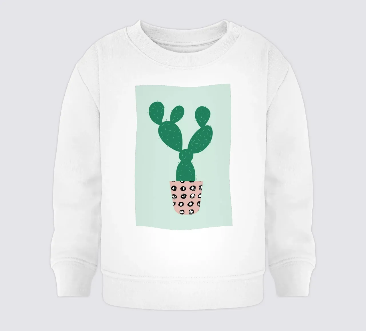 Cactus felpa neonato da Linda Gobeta