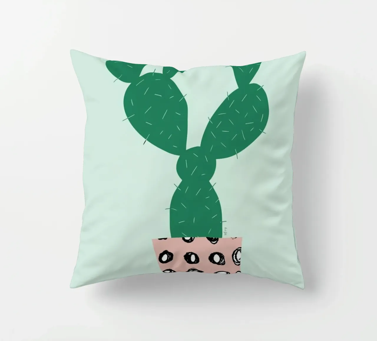 Cactus cuscino da Linda Gobeta
