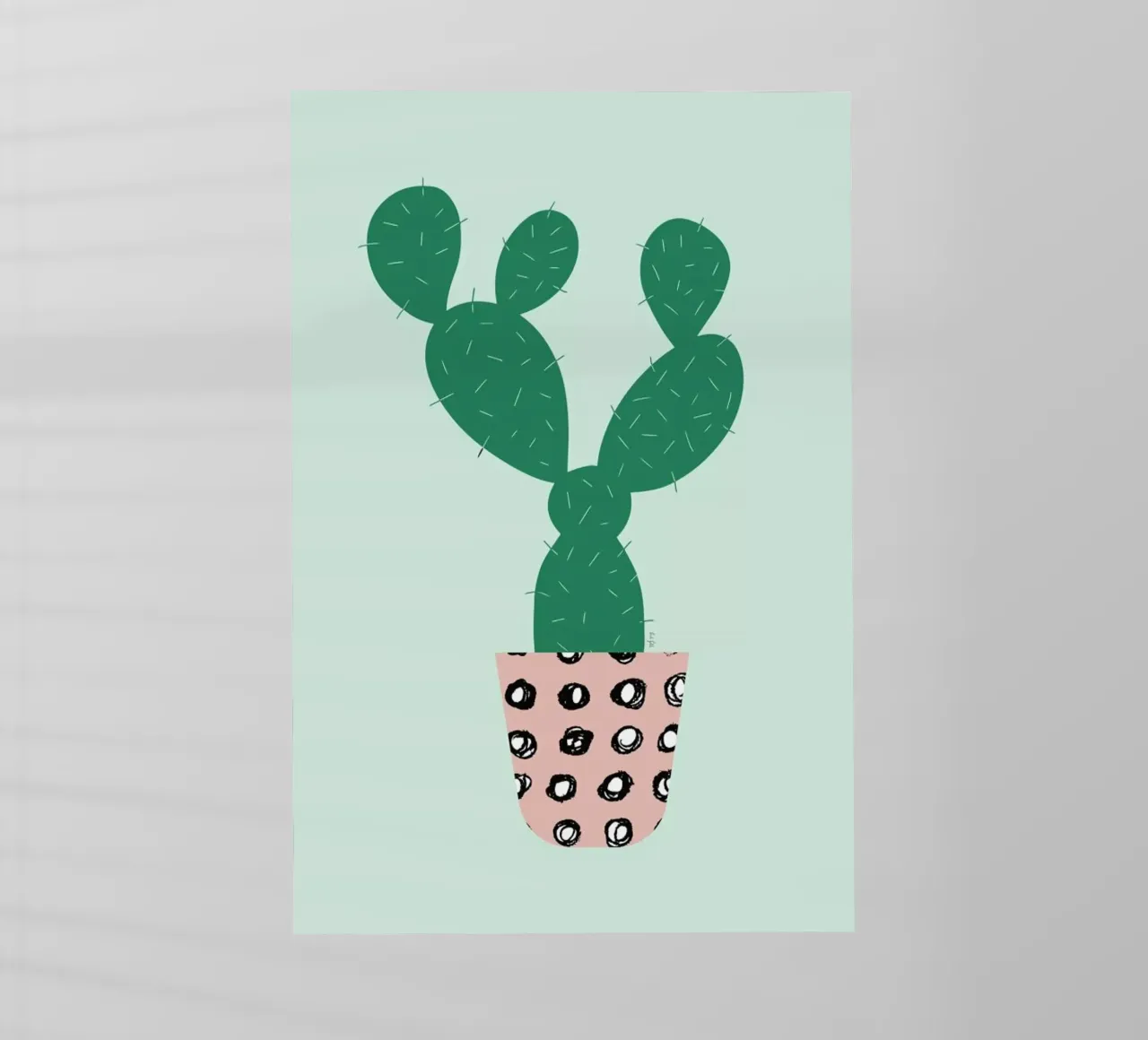 Cactus pellicola backlit da Linda Gobeta