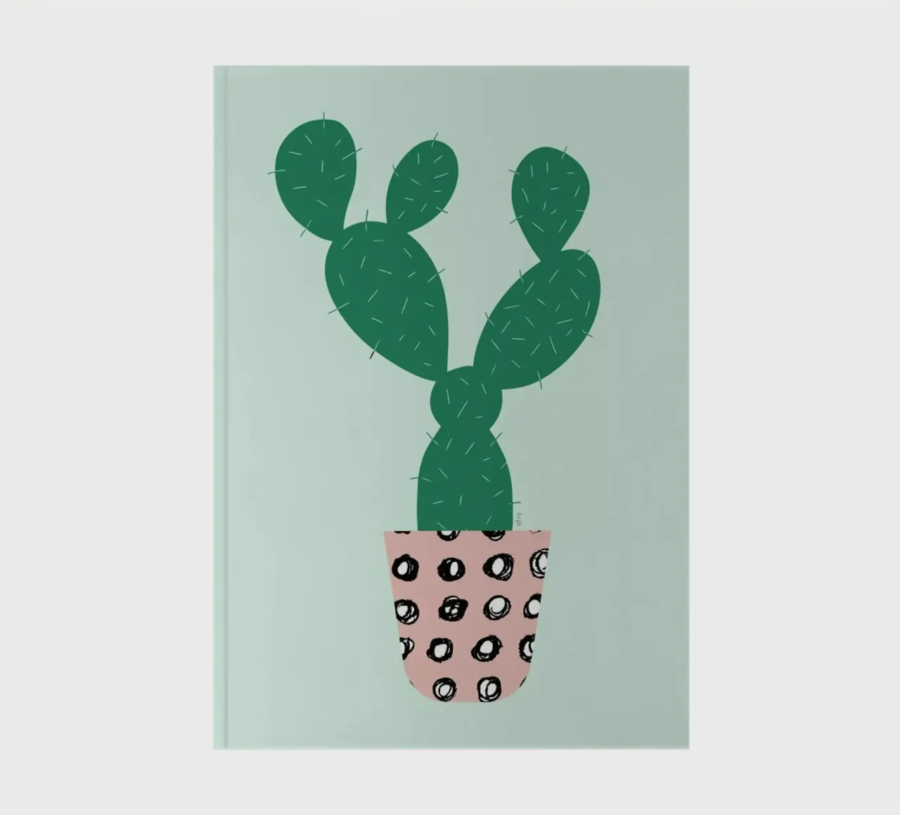 Cactus notebook by Linda Gobeta