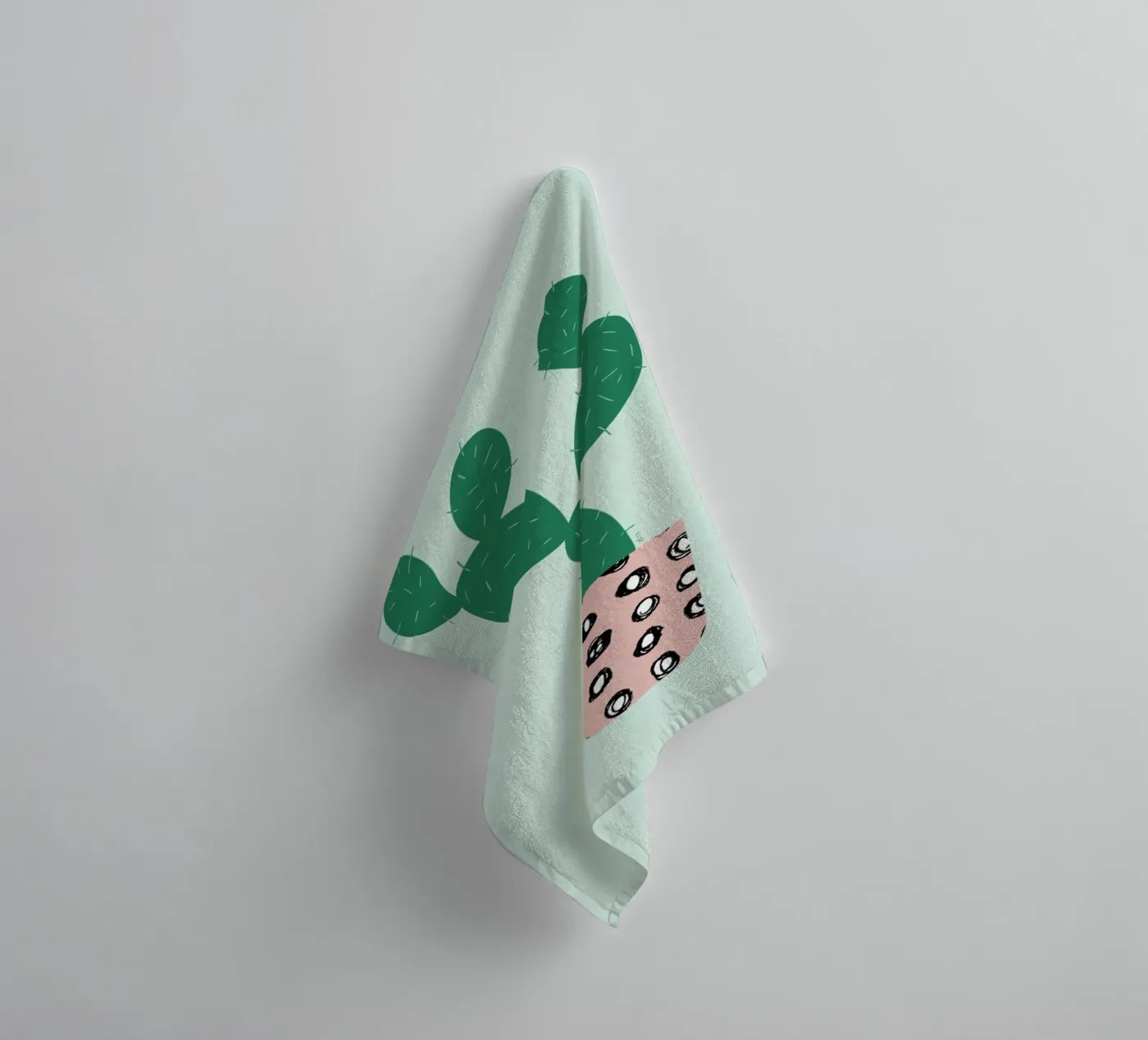 Cactus towel by Linda Gobeta