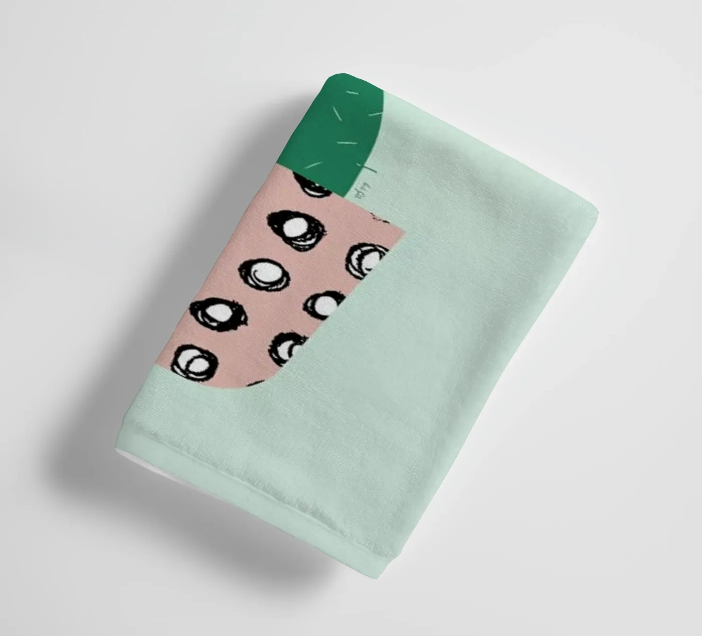 Cactus towel by Linda Gobeta