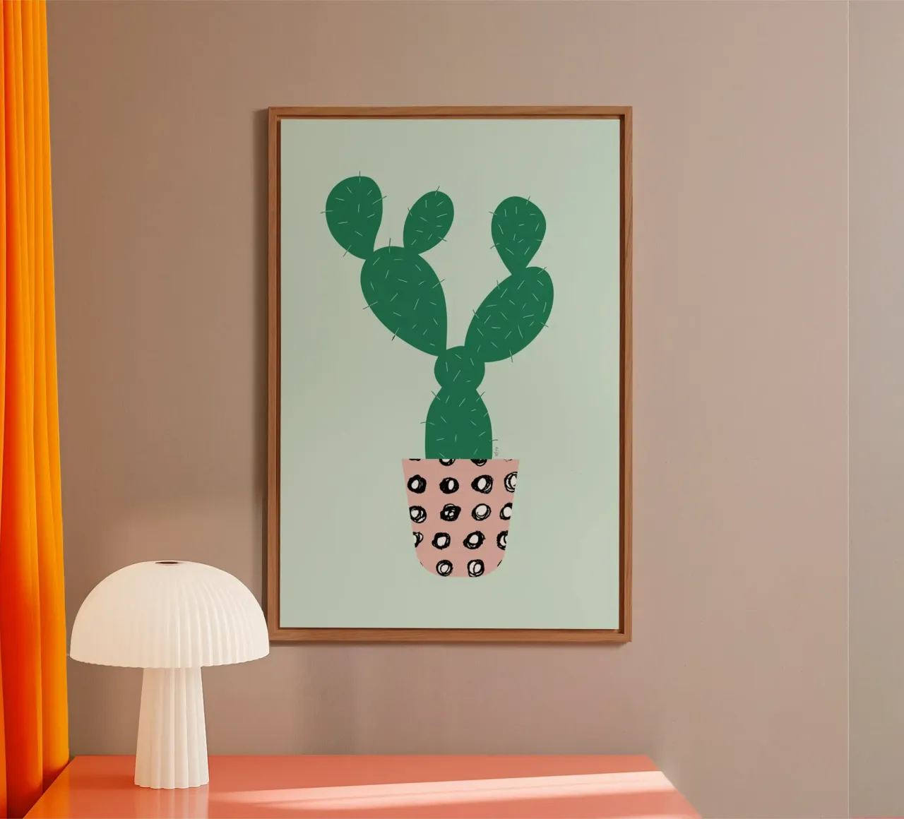 Cactus forex plate by Linda Gobeta