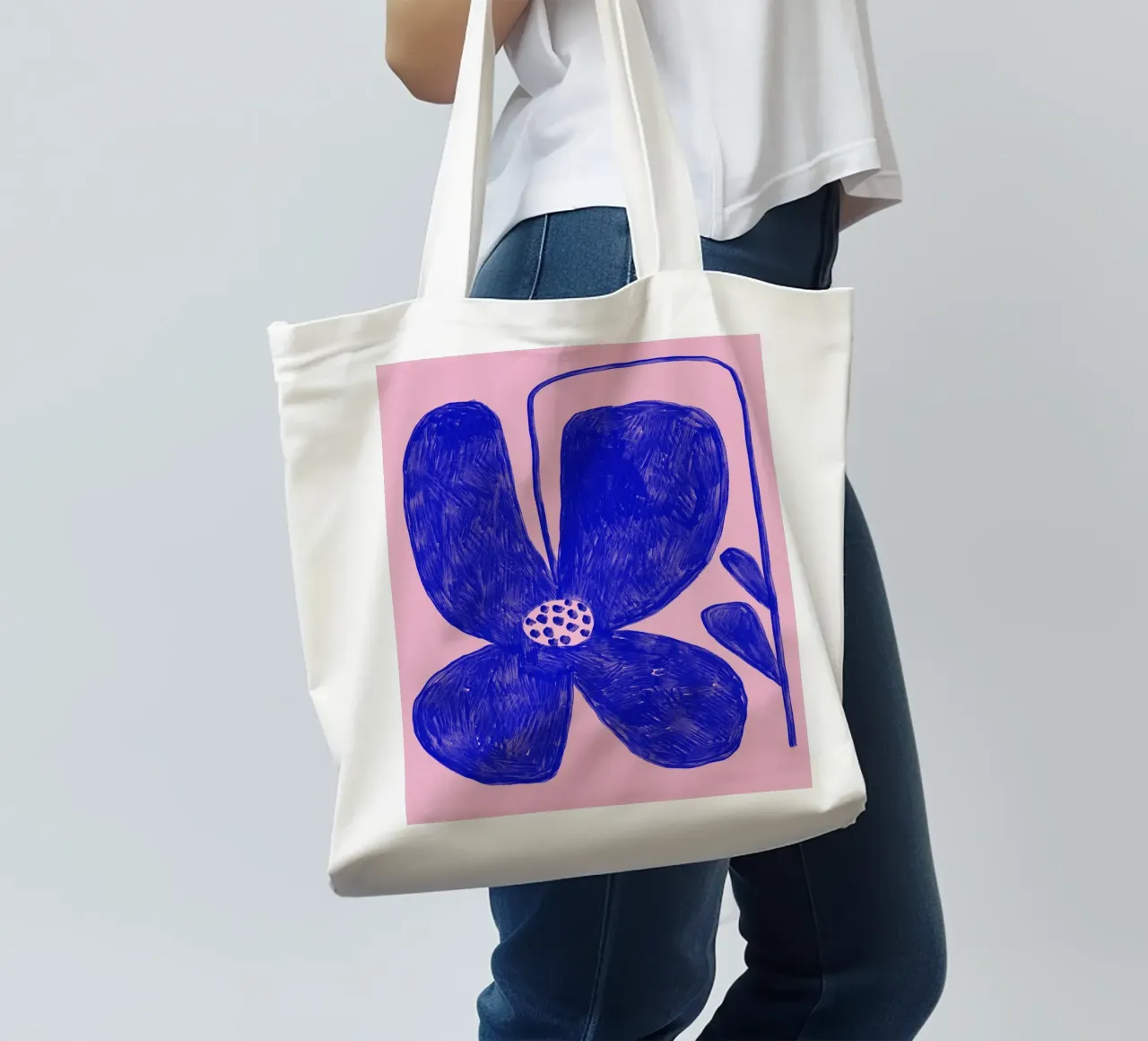 Color Bloom No 17 borsa in juta da treechild