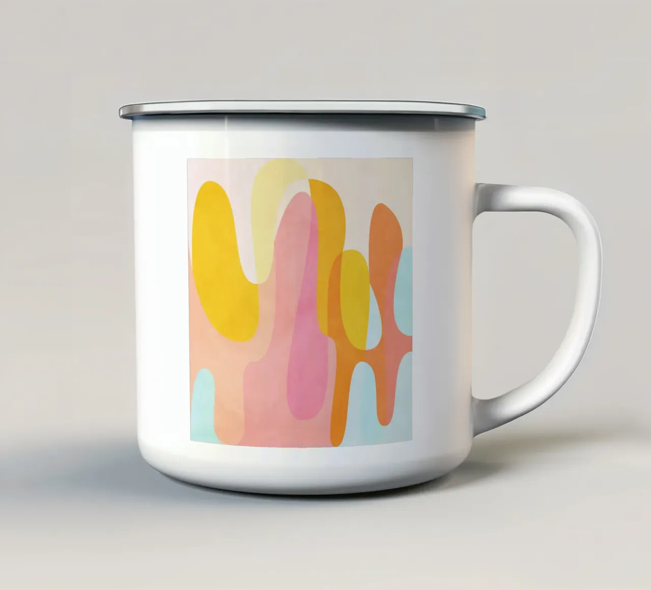 Clear and Cute tazza in smalto da lovely lines