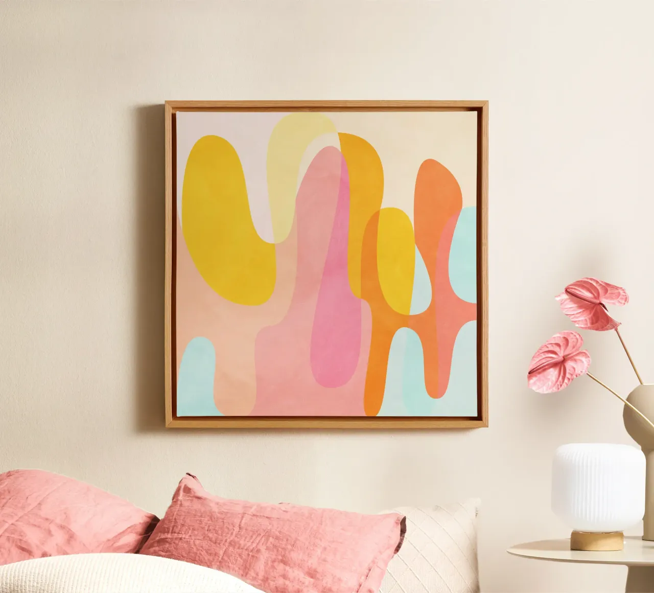 Clear and Cute tela con Cornice a cassetta da lovely lines