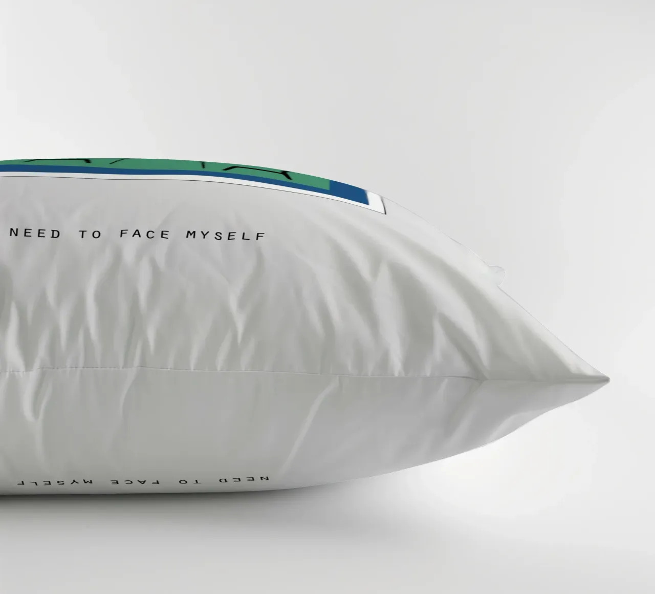 NEED TO FACE MYSELF cuscino da natural neutral