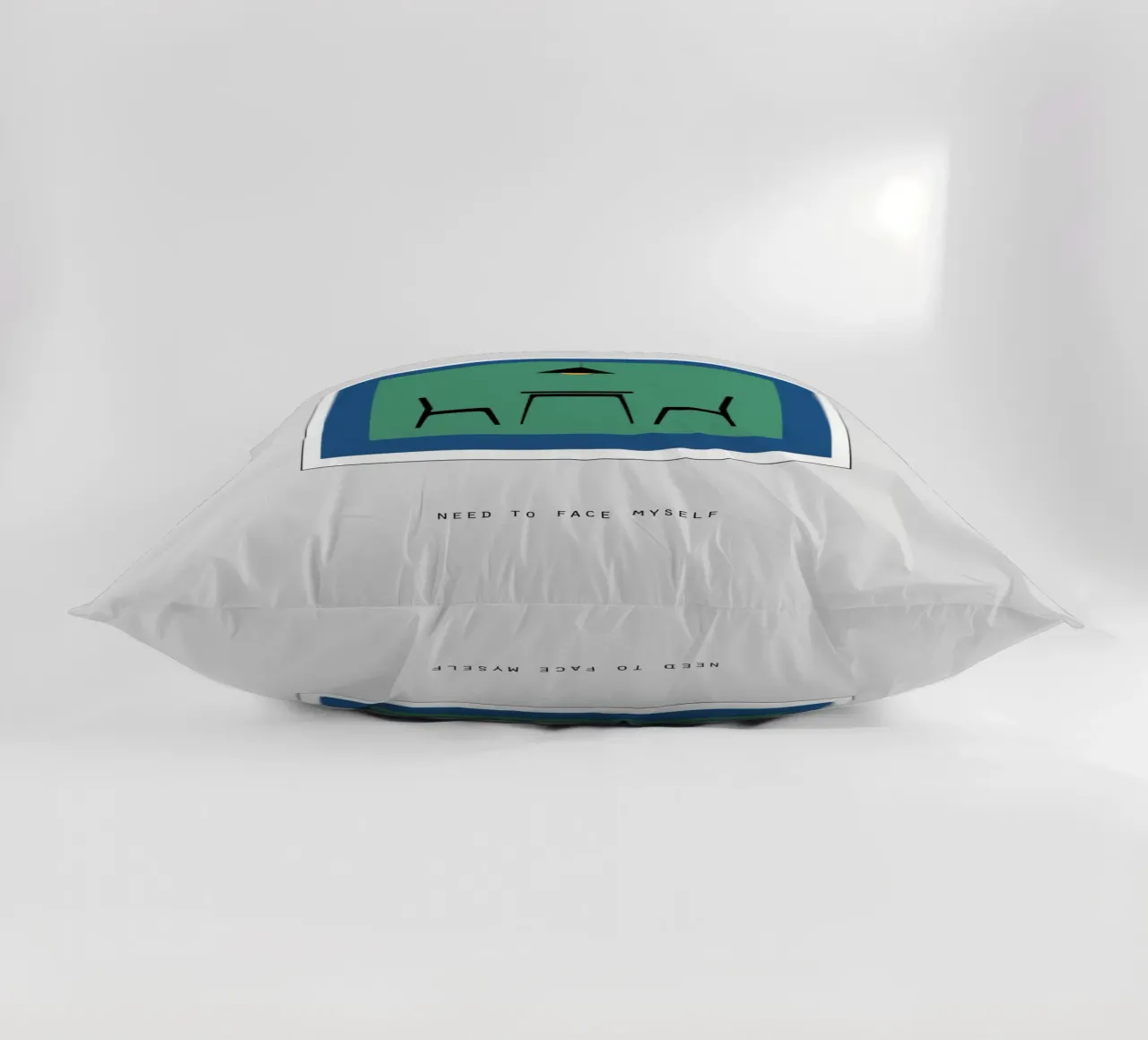 NEED TO FACE MYSELF cuscino da natural neutral