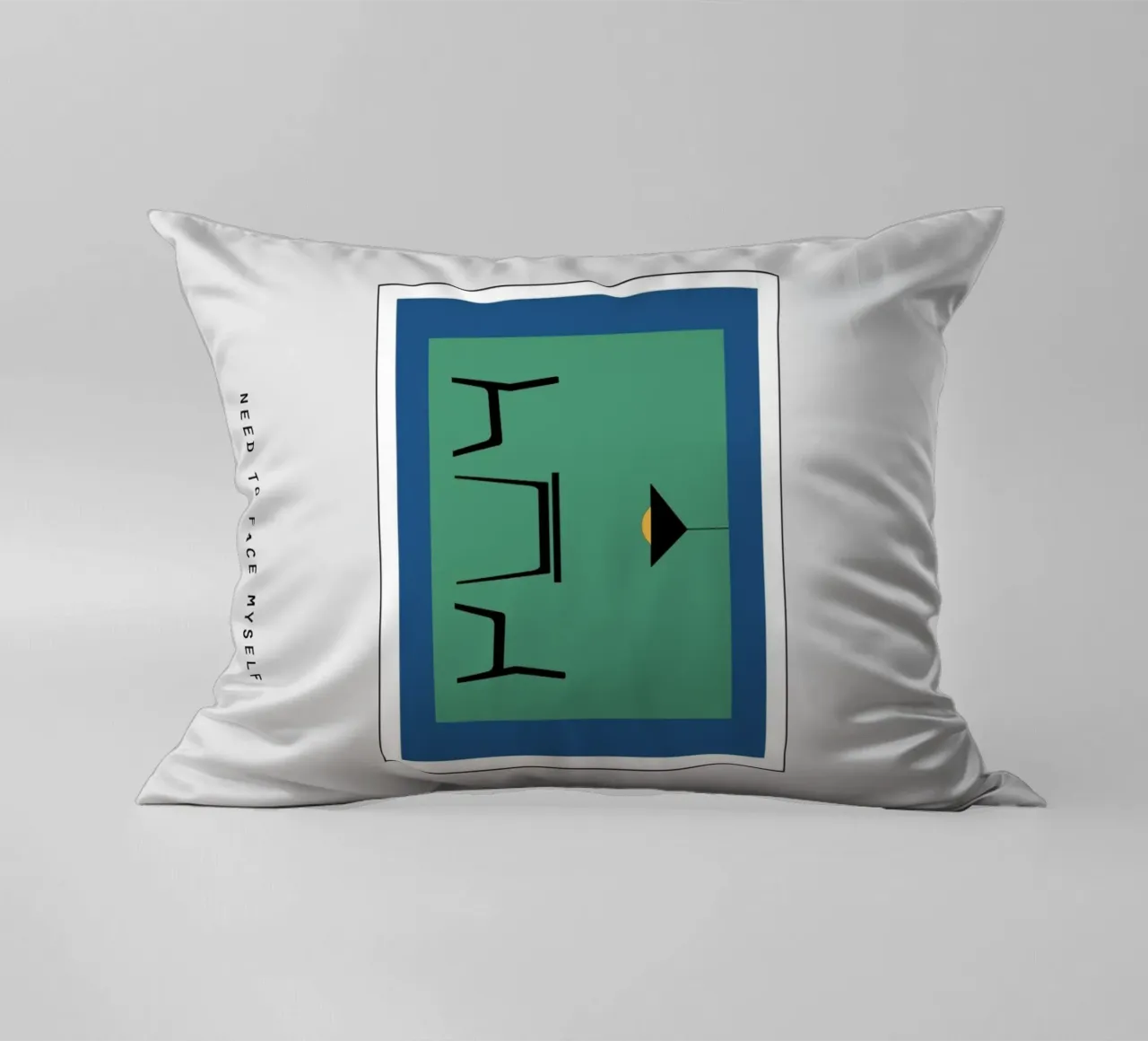 NEED TO FACE MYSELF cuscino da natural neutral