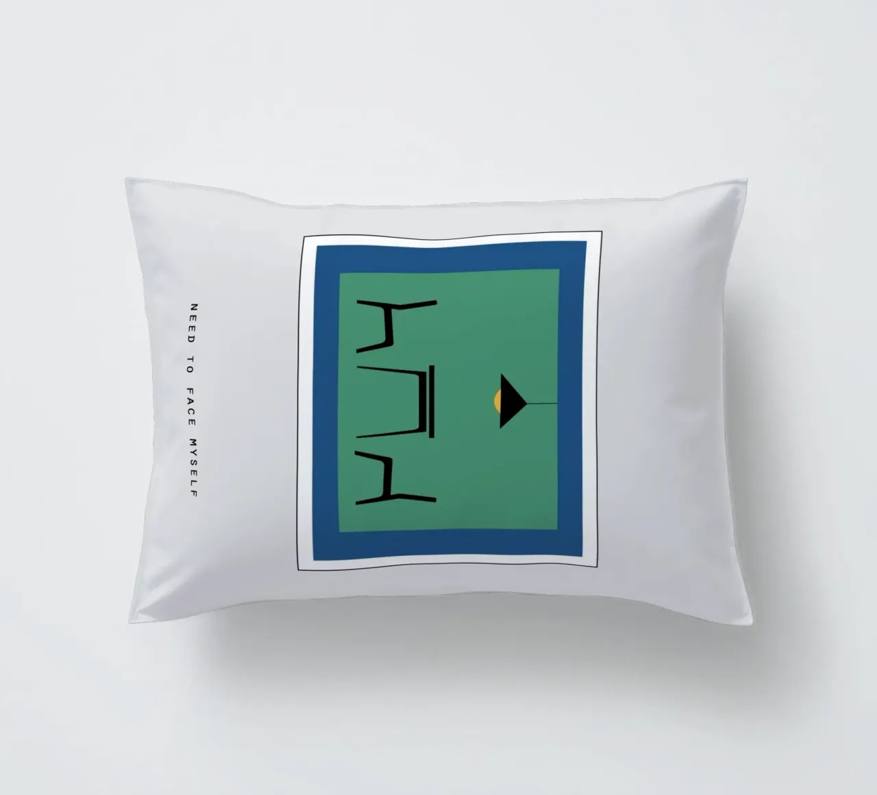 NEED TO FACE MYSELF cuscino da natural neutral